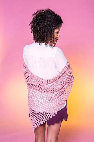 blush shawl