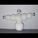Recursive snowman pattern 