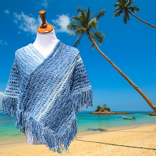 La Playa Girl's Poncho