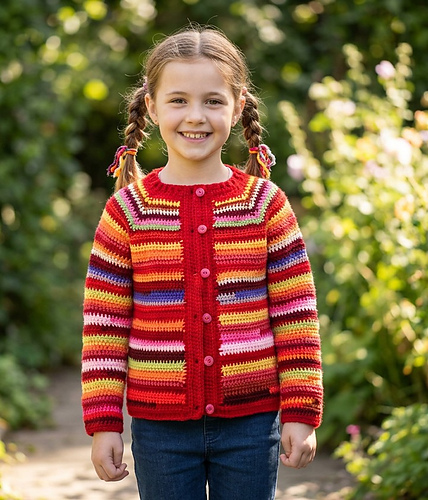 Yarm Bomb Children's Cardigan
