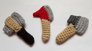Axe Christmas Tree Ornaments pattern