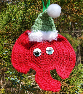 Easy Elephant Ornament pattern
