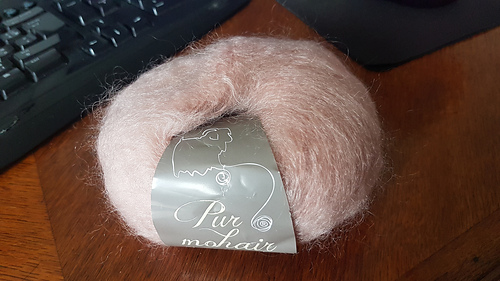 Créations de Bochaine - Mohair de chevreau - Rose