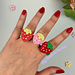 Strawberry ring pattern