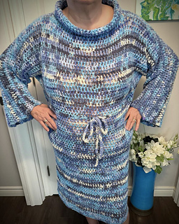 @rainbow_crafting_
Yarn: Caron Groovy Cakes (double strand) Ice Pop