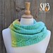 Corner Cable Drape Cowl pattern 