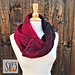 Winter Tracks Scarf pattern 