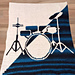Drum Set Blanket pattern 