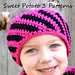 Diagonal Stripes Ear Warmer pattern 