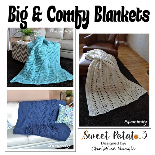 Ravelry Big & Comfy Blanket Collection patterns