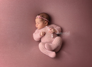 newborn footed romper