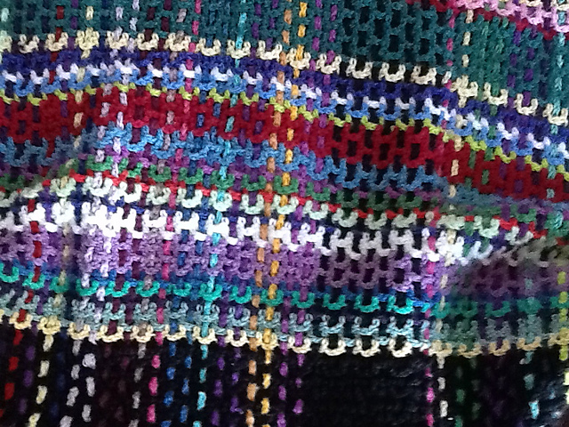 Easy-to-Crochet Tartan Rug pattern by