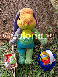 Ma version Colorinou, crochetée pour le plaisir de jouer avec les couleurs.