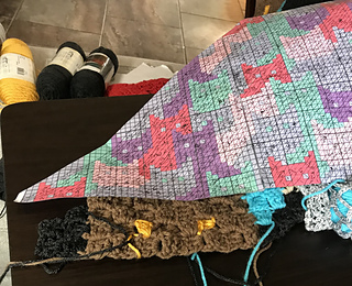 Made it all the way across the bottom and started up on left side.