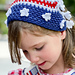 Americana Stars & Stripes Head Scarf pattern 