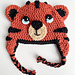 Tiger Earflap Hat pattern
