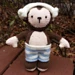 Heart monkey in spa pattern 