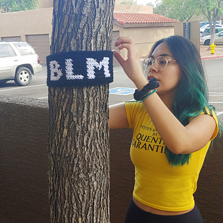 BLM Yarn Bomb Banner pattern by Diana Picon