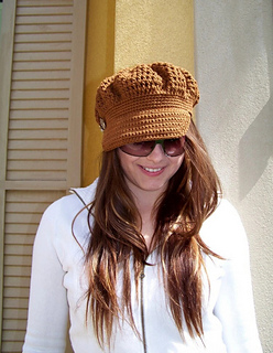 Crochet Newsboy Hat