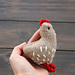 Knitted chicken pattern 