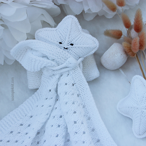 Star Lovey Security Blanket