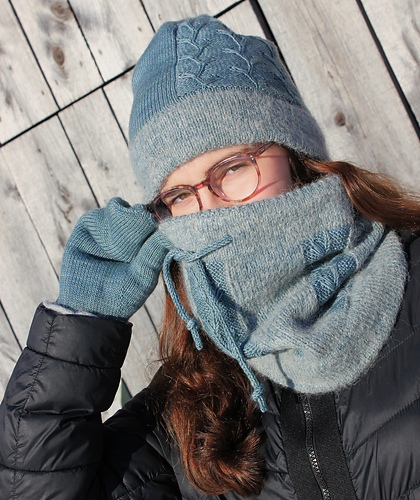 Ravelry: Brindille givrée col pattern by Nathalie Bergeron
