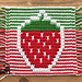 Strawberry coaster pattern