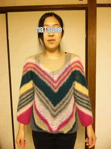 p.30 Colorful stripe mohair sweater 다른 모습 3