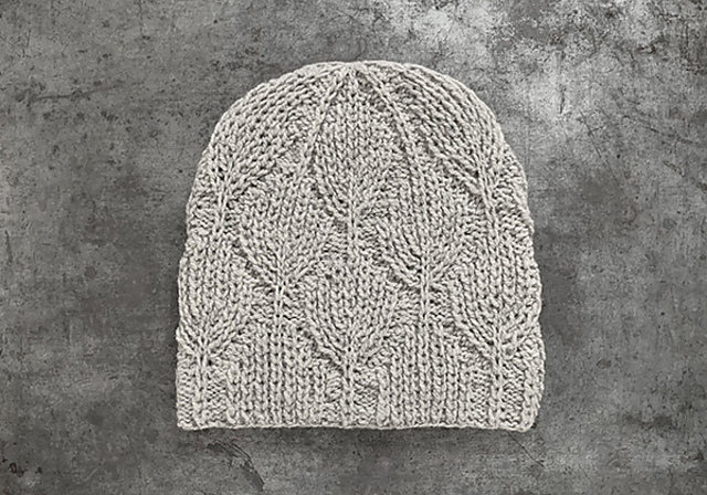 Ravelry: Leaves Hat pattern by Caroline 