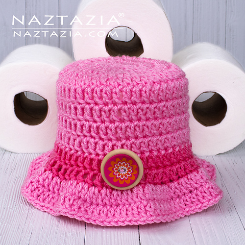Ravelry Toilet Paper Hat Cover pattern by Naztazia