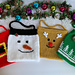 Happy Holidays Gift Bags pattern 