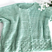 Textured Sleeveless Cardigan pattern 