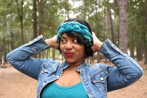 Braided Tunisian Ear Warmer photo 6