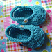 Mock baby  sandals pattern 