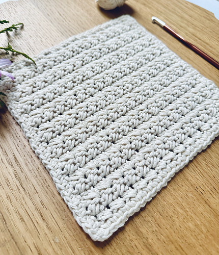 Snow Drift Washcloth photo 6