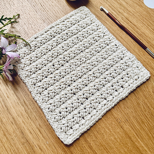 Snow Drift Washcloth photo 4