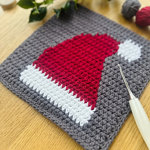 Santa Hat Washcloth photo 2