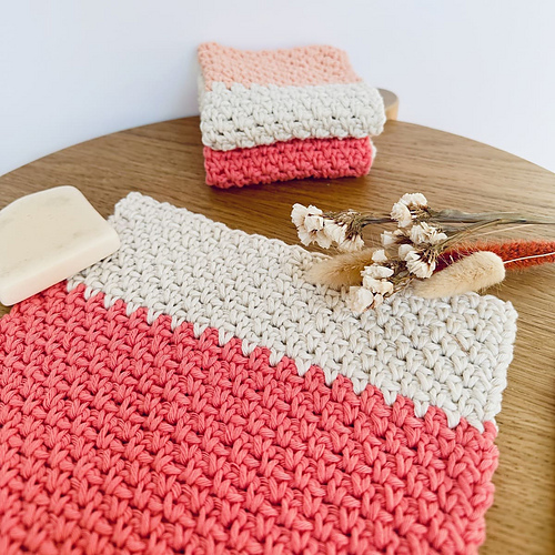 Moss Stitch Dishcloth photo 6