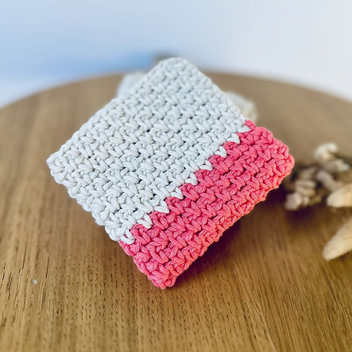 Moss Stitch Dishcloth photo 2