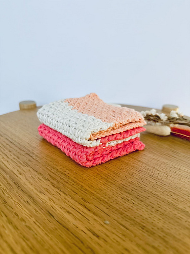 Moss Stitch Dishcloth photo 3