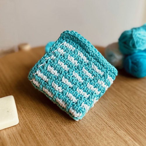 Tunisian Staircase Washcloth photo 6