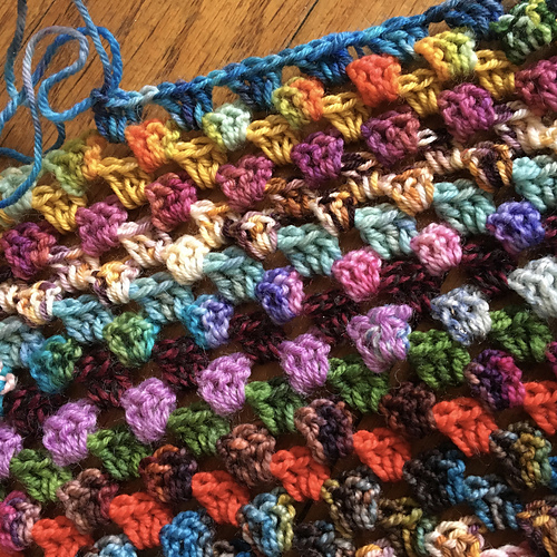 Sock Scraps Granny Stripe Blanket photo 2