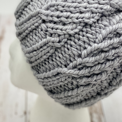 Ravelry Frosted Vineyard Cap pattern by Shelby Nichols