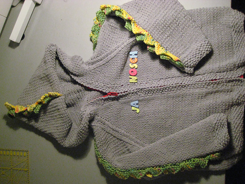 Drachen Raglan Cardigan Deutsche Anleitung photo 1
