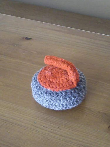 Curling Stone crochet pattern by Mo Hamilton