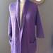 Cardigan con bolsas al frente pattern 