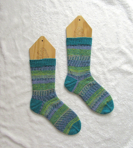 Striped socks with JOGLESS color transition photo 7