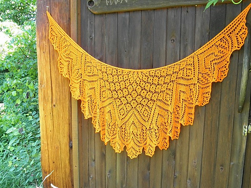 Jeg ser ild-lace-sjal - northerntaiga