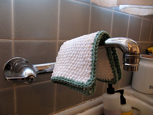 Seed stitch dish cloths photo 1