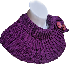 Made by myself for Crochet Foundry with Cascade 128, folded version.